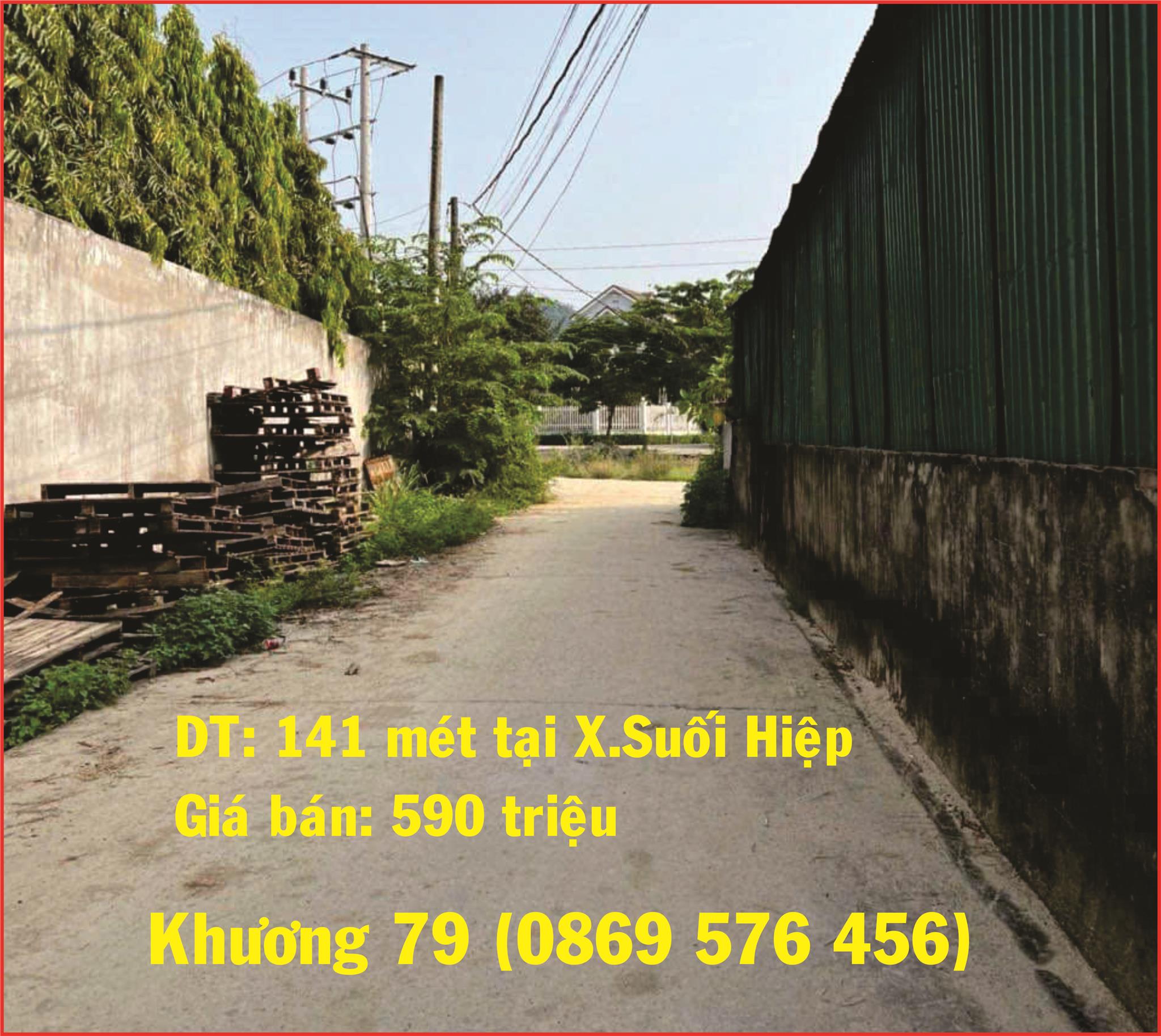 BÁN LÔ ĐẤT Ở XÃ SUỐI HIỆP, DIÊN KHÁNH, KHÁNH HOÀ - Ảnh 1